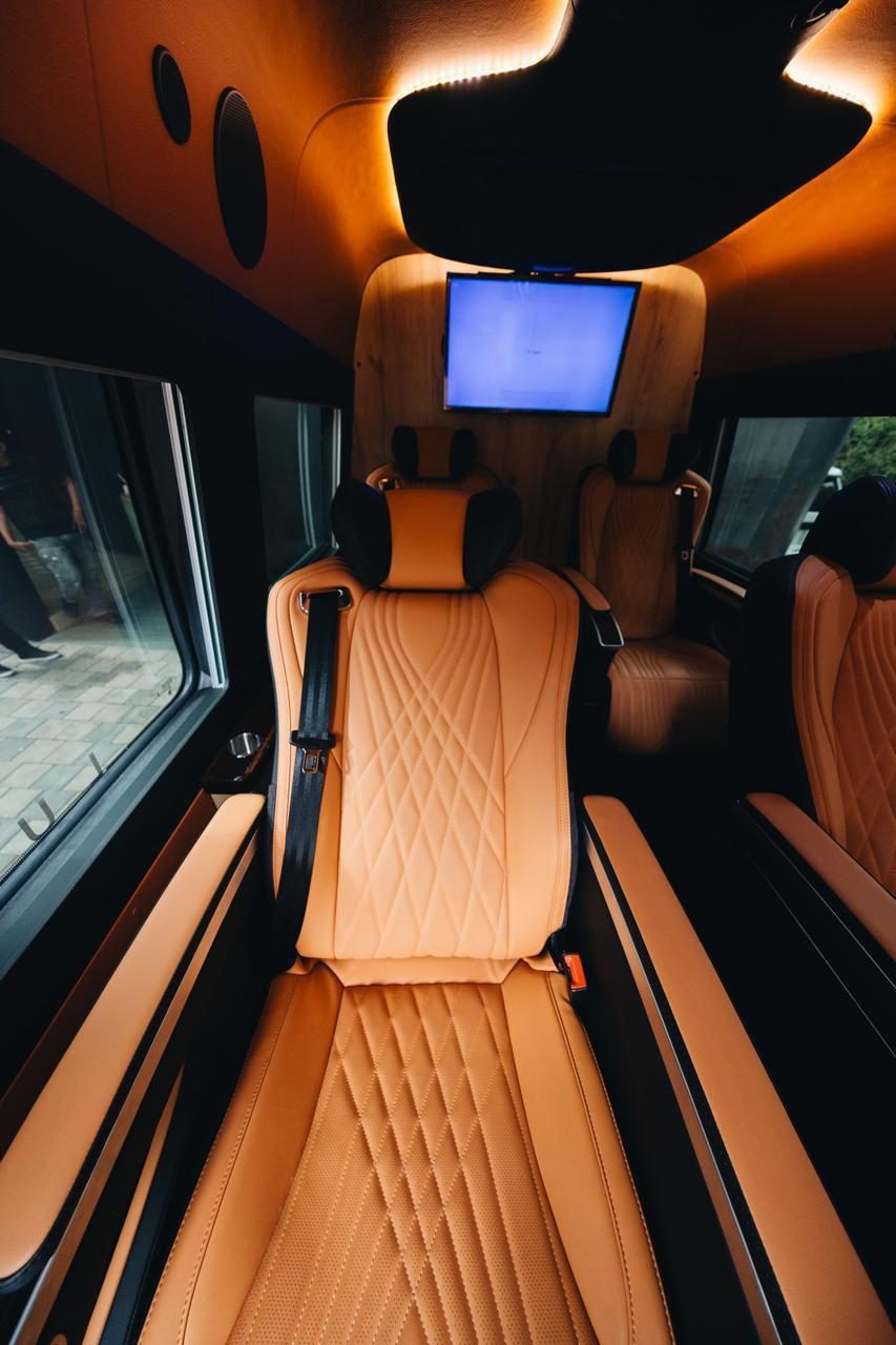Orange VIP Van