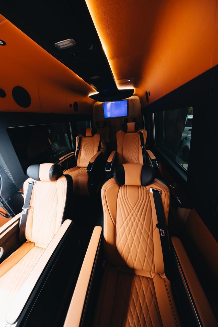Orange VIP Van